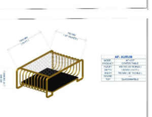 Modern Luxury Gold & White TV Stand for Living Room