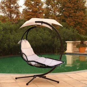 Modern Hanging Rattan Egg Chair with Stand