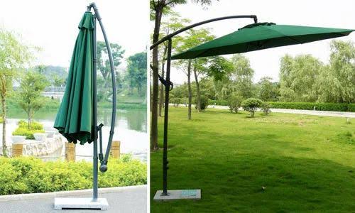 Premium Cantilever Garden Umbrella | Outdoor Patio & Lawn Shade Umbrella