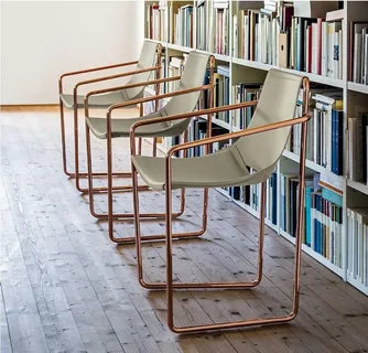 Set of modern velvet dining chairs with gold metal frames