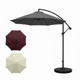 Premium Cantilever Garden Umbrella | Outdoor Patio & Lawn Shade Umbrella