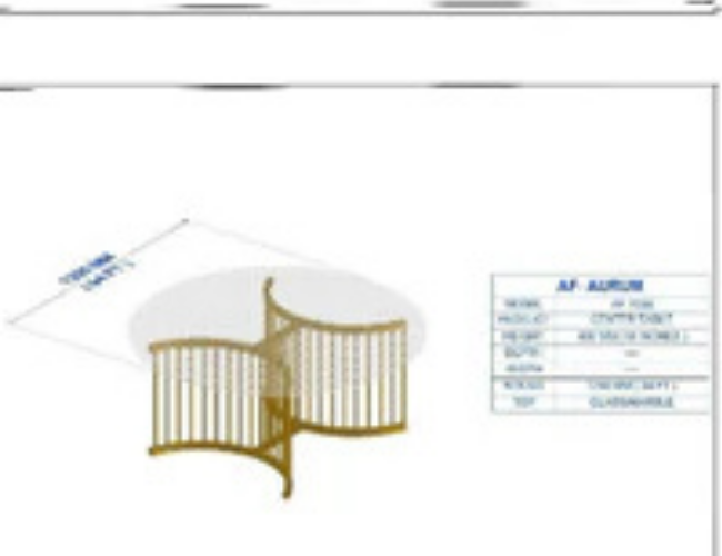 Round Glass Table with Gold Base