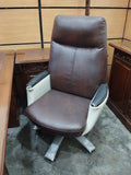 Premium High-Back Executive Office Chair | Luxury Leather Chair