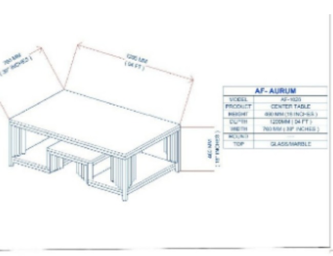 Modern Luxury Marble Top Table with Gold Base