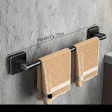 Modern Wall Mounted Double Towel Bar Rack