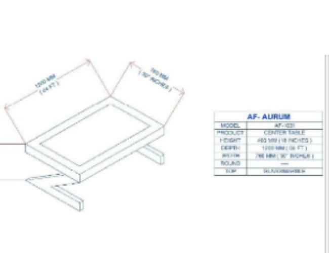 Modern Black Glass Table with Z-Shaped Base