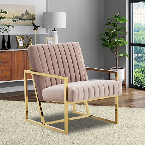 Classic Metal Rocking Chair with Cushion