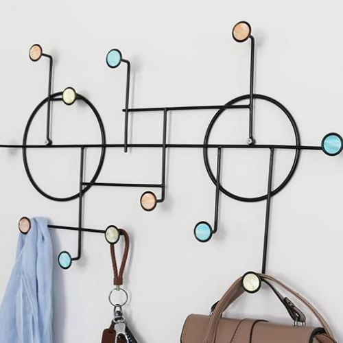 Geometric Metal Wall Shelf
