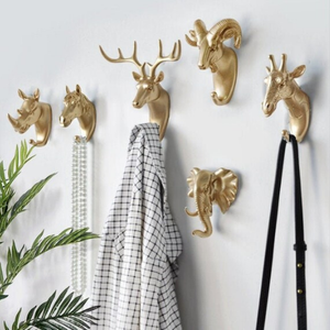 Decorative Animal Wall Hooks Set
