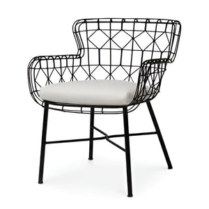 Modern Upholstered Accent Chair with metal Legs