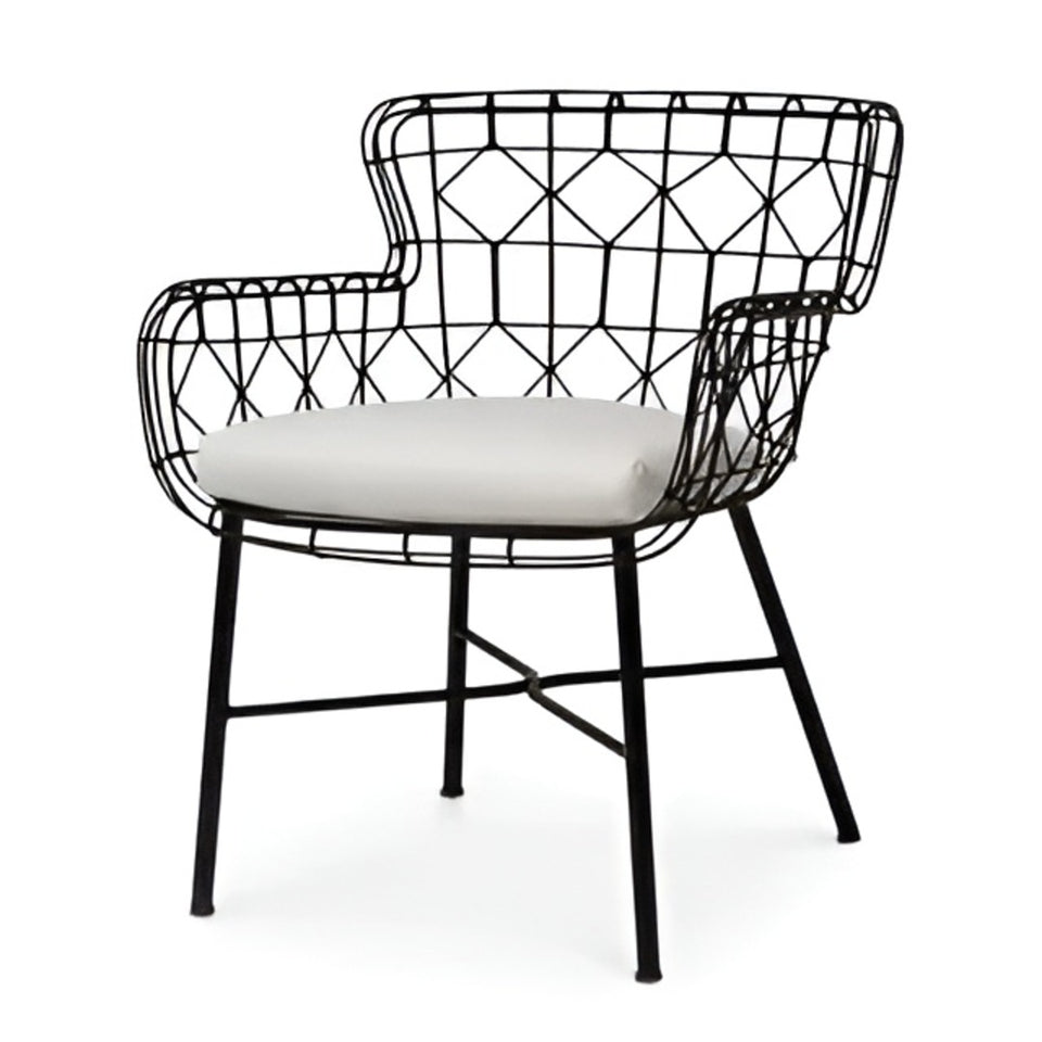 Modern Upholstered Accent Chair with metal Legs