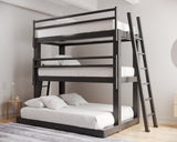 Premium Triple Decker Metal Bunk Bed – Heavy-Duty Steel Frame | Space-Saving Modern Design