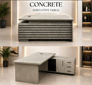 Luxury Concrete Executive Office Desk